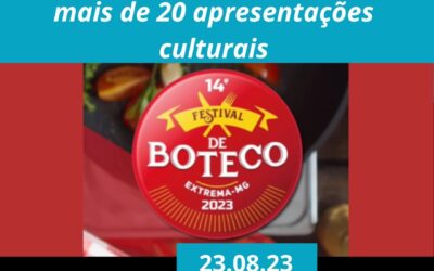 Jornal Visão de Negócios – Festival de Boteco de Extrema Começa neste sábado (26) e terá mais de 20 apresentações culturais